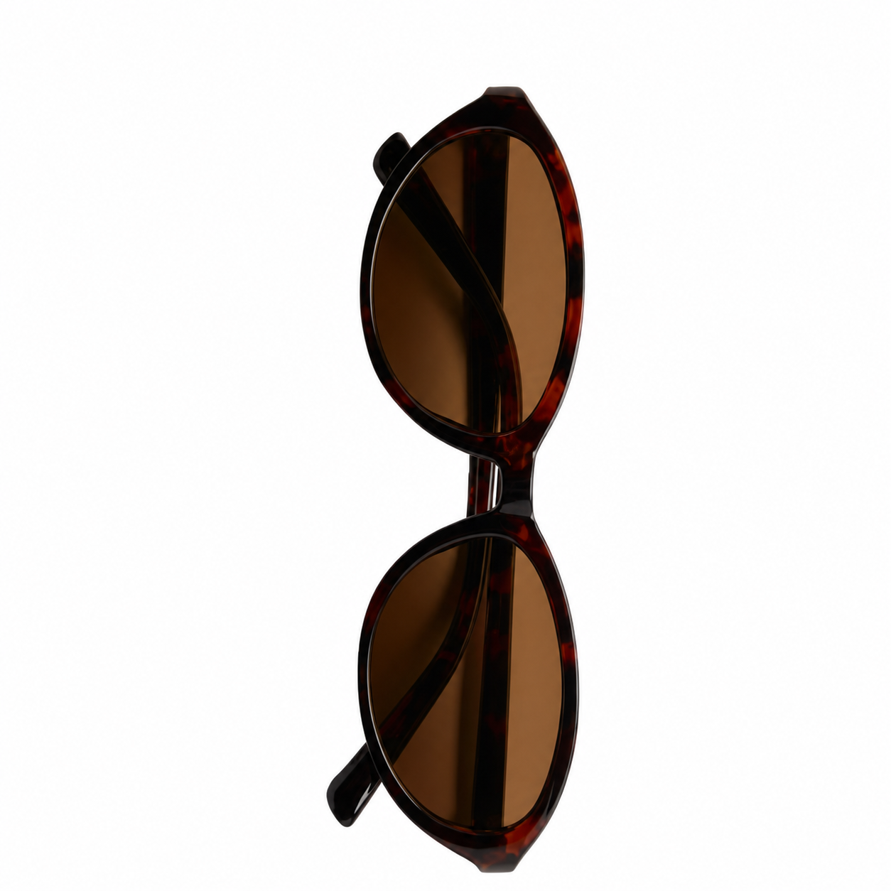 Tortoiseshell Oval Sunglasses
