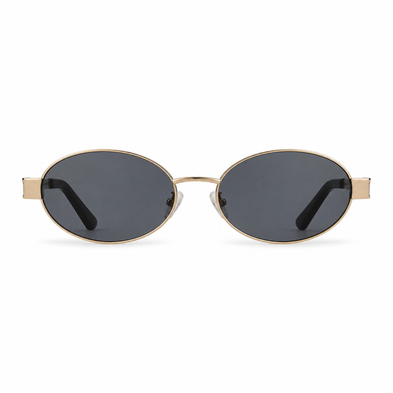 Oval Metal Frame Sunglasses