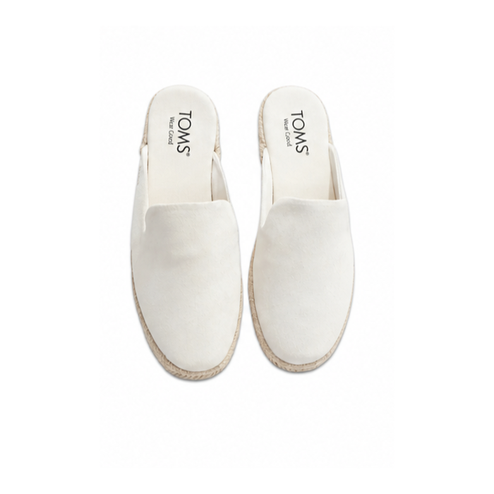 Cream Espadrille Mules