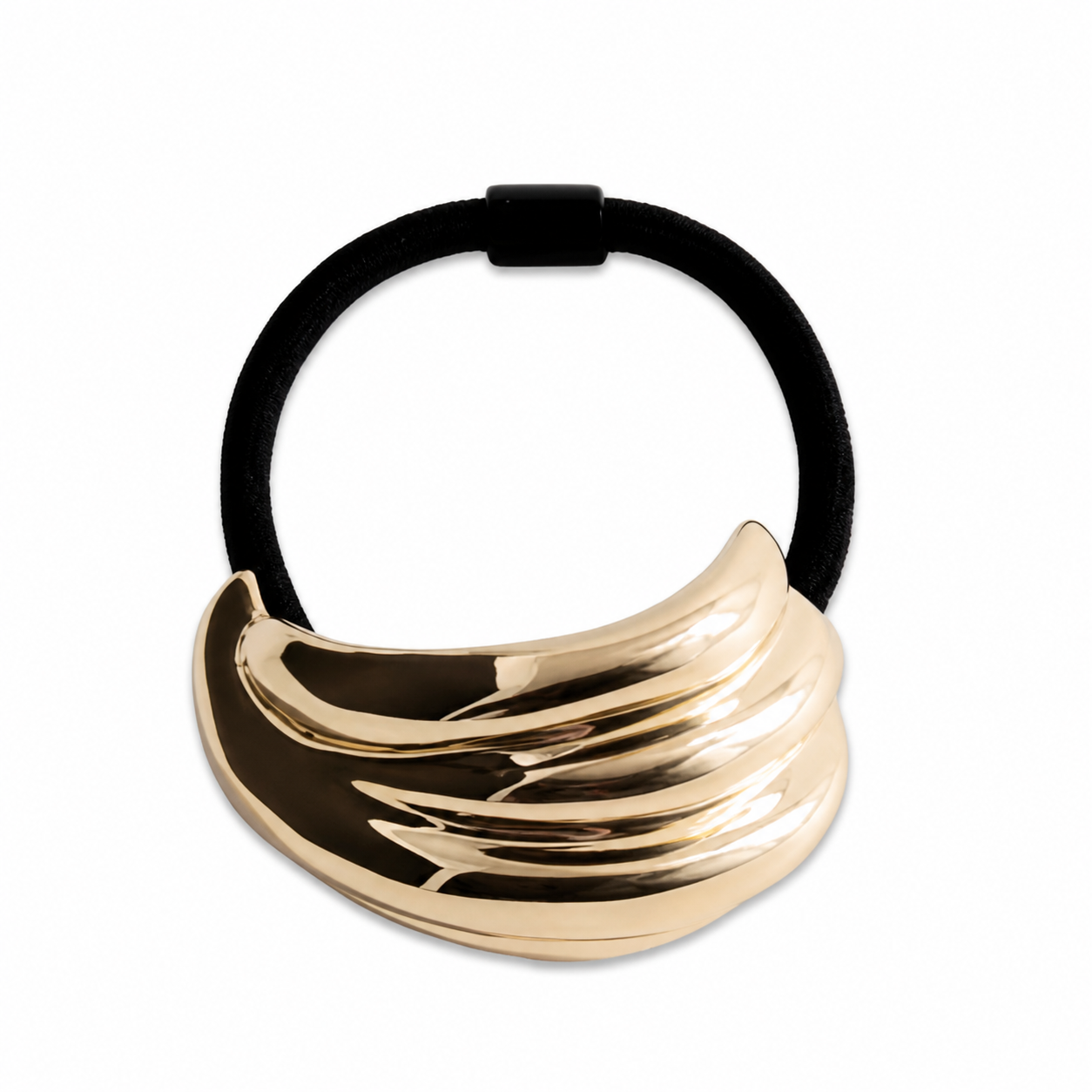 Hair Bobble with Metal Detail