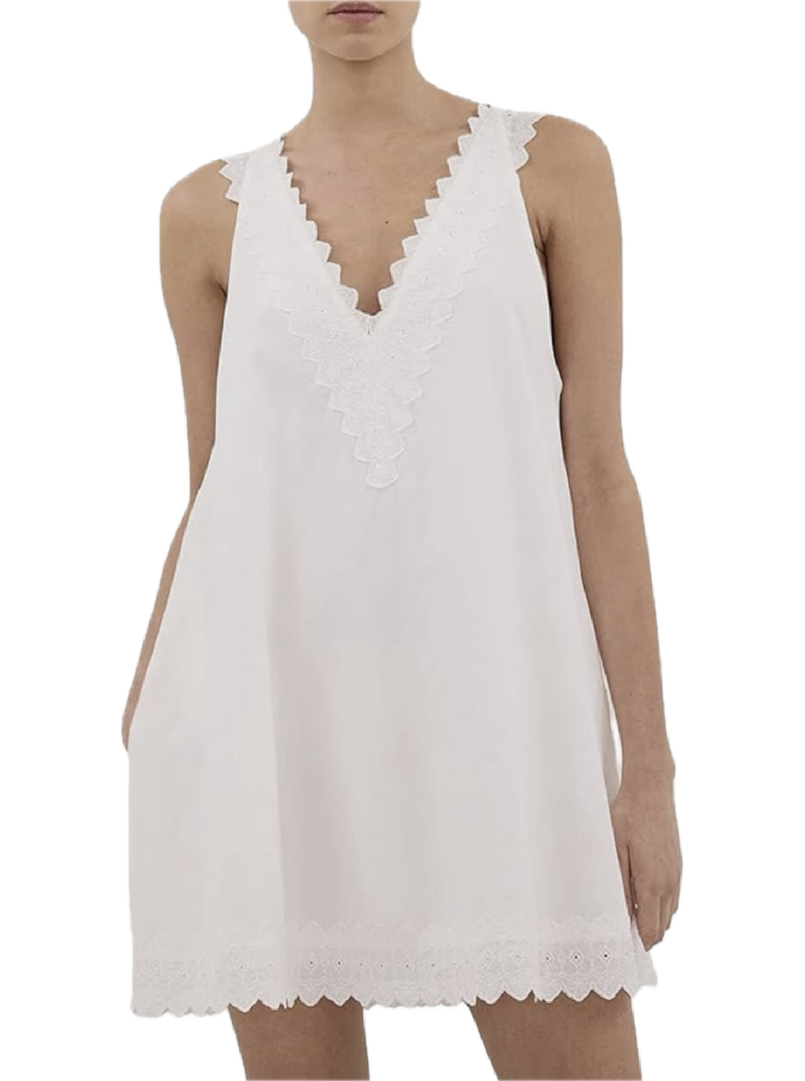 Lace Trim Mini Dress #AmazonFinds
