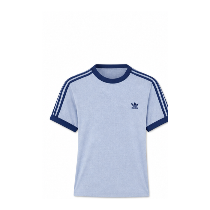 Pale Blue Ringer T-Shirt