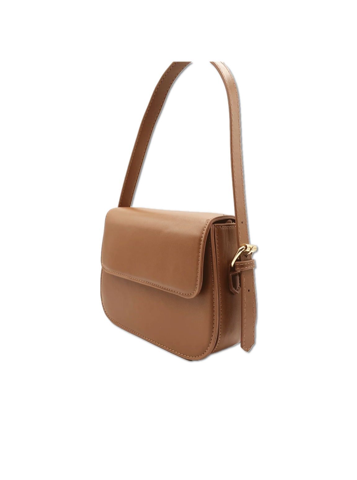Rounded Tan Bag